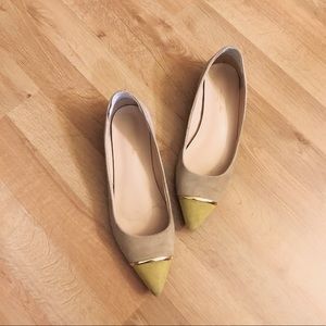 Leather suede flats size 38!